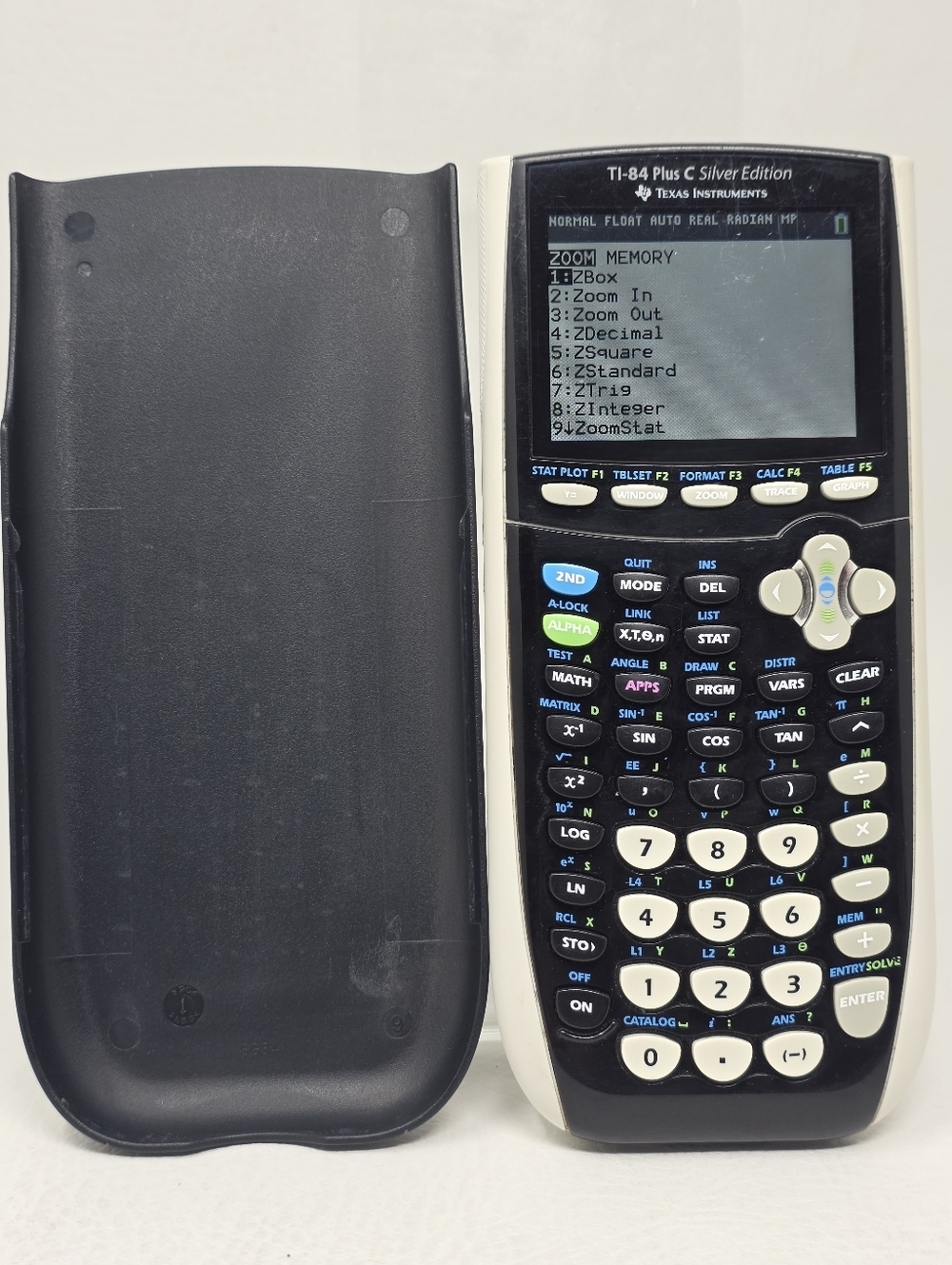 Texas Instruments TI-84 Plus C Silver Edition Graphing Calculator - Black/White